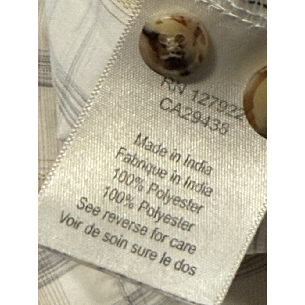 Mountain Khakis Shirts Lot Of 2 Mens XL Button Up Soft Polyester‎ Short & Long - Picture 9 of 10